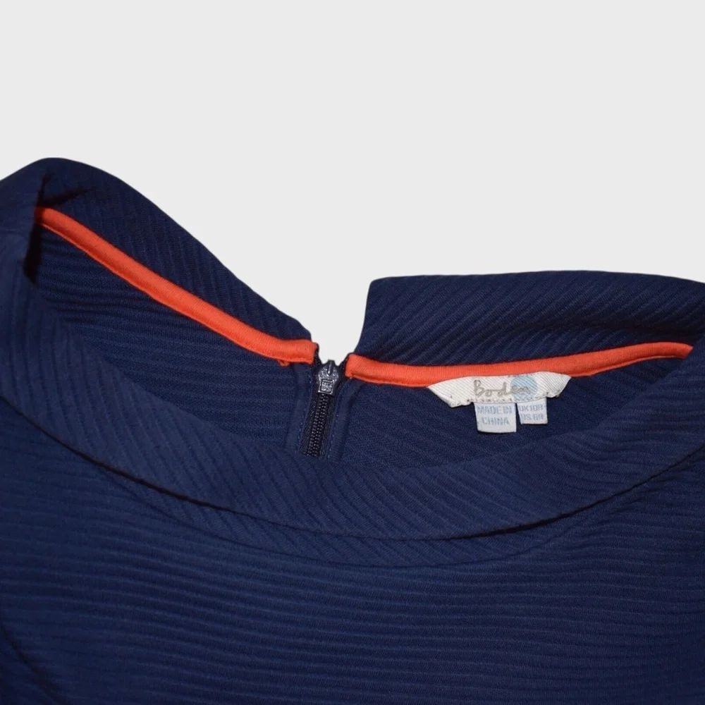 Boden Marion Ribbed Cotton Ottoman Tunic Dress‎